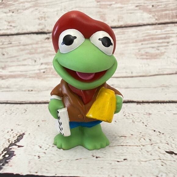 JIM HENSON Vintage 1989 Kermit the Frog Movie Director Figure - Picture 4 of 6